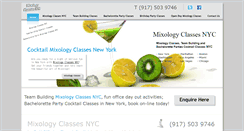 Desktop Screenshot of mixologyclassesnyc.com